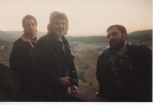 John York e Skip Battin con Beppe D'Angelo